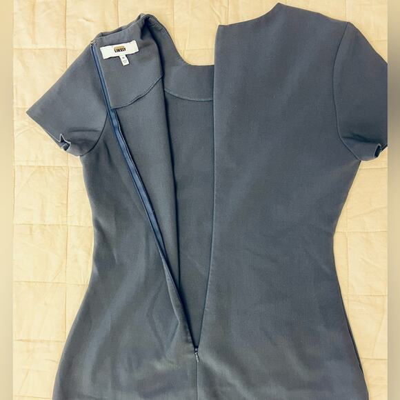 Likely Periwinkle Becket Ruffle Hem Mini Dress Fairycore Cocktail Coquette- 10 - Picture 3 of 12